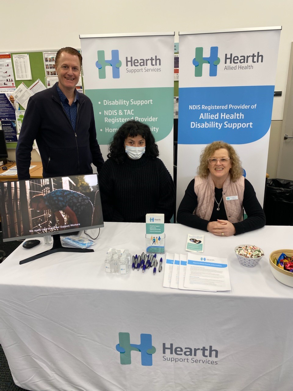 Hearth Stand at Springvale Park Special Development School Community Services Expo 21 07 22