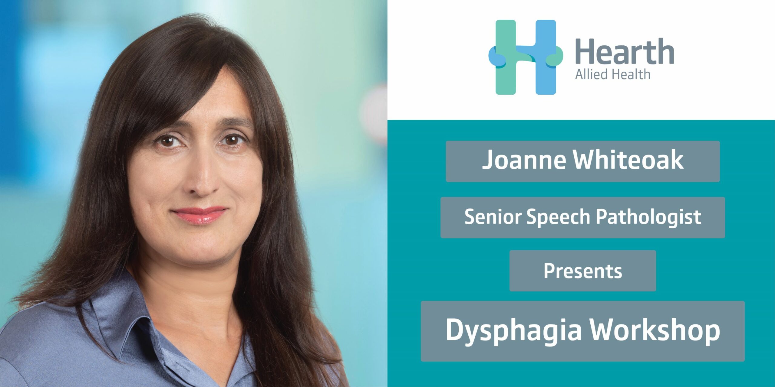 Hearth Allied Health’s Senior Speech Pathologist Joanne Whiteoak presents Dysphagia Workshop