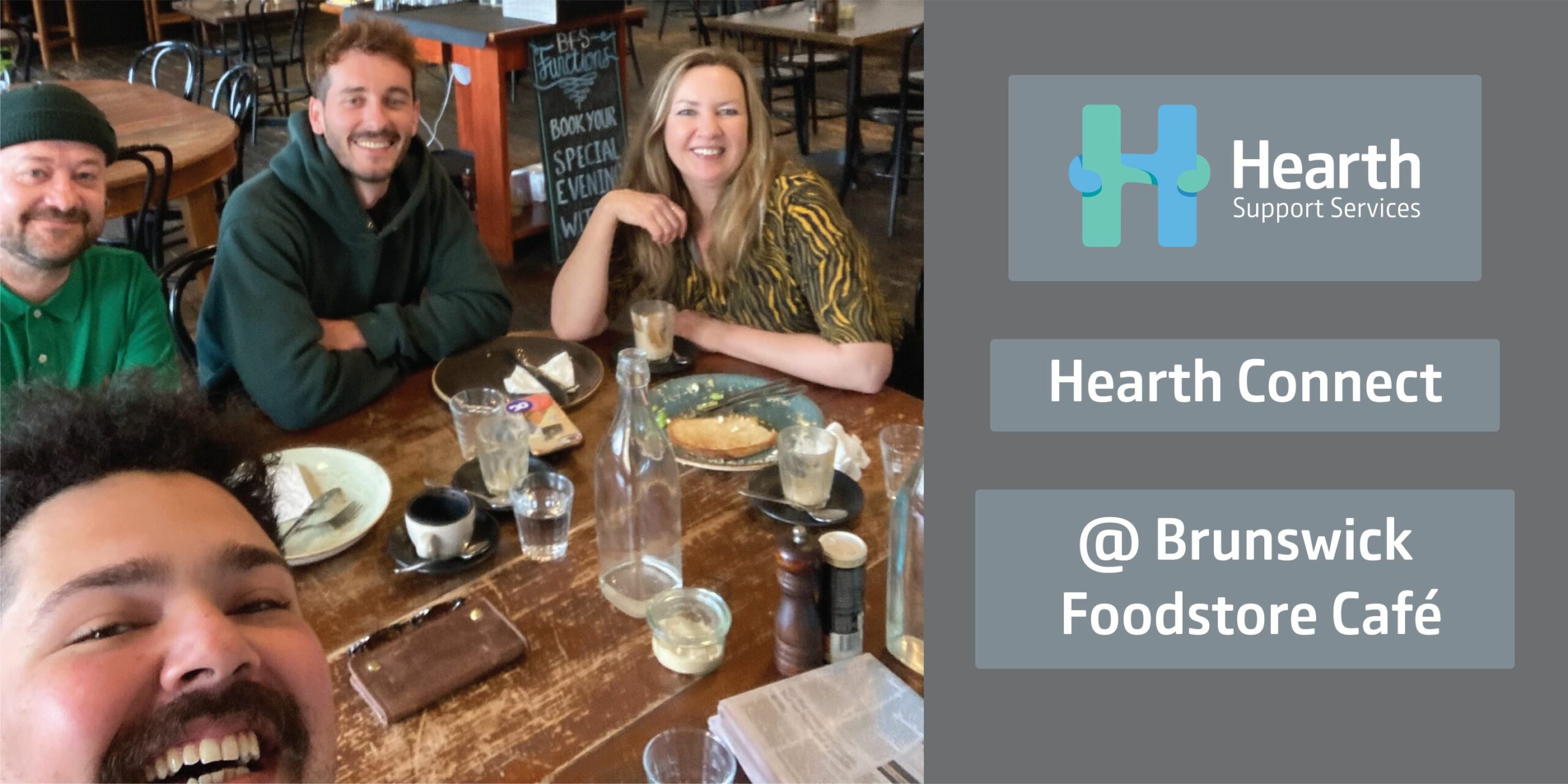Hearth Support Services Hosts “Support Worker Connect” at Brunswick Foodstore Café