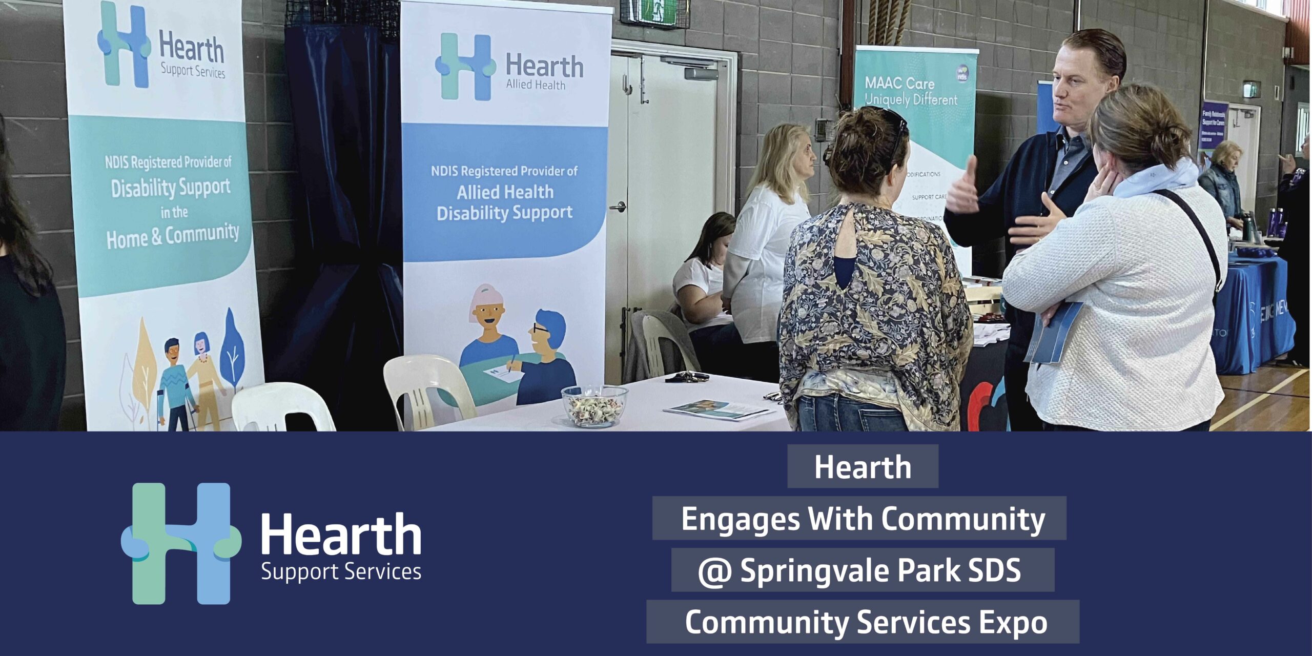 Justin Scanlon from Hearth Engages with Springvale Park Special Development School Community
